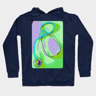 stethoscope art poster Hoodie